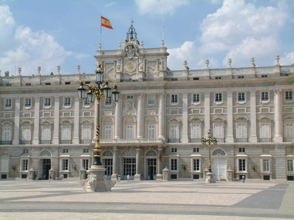 El Palacio Real de Madrid. 
